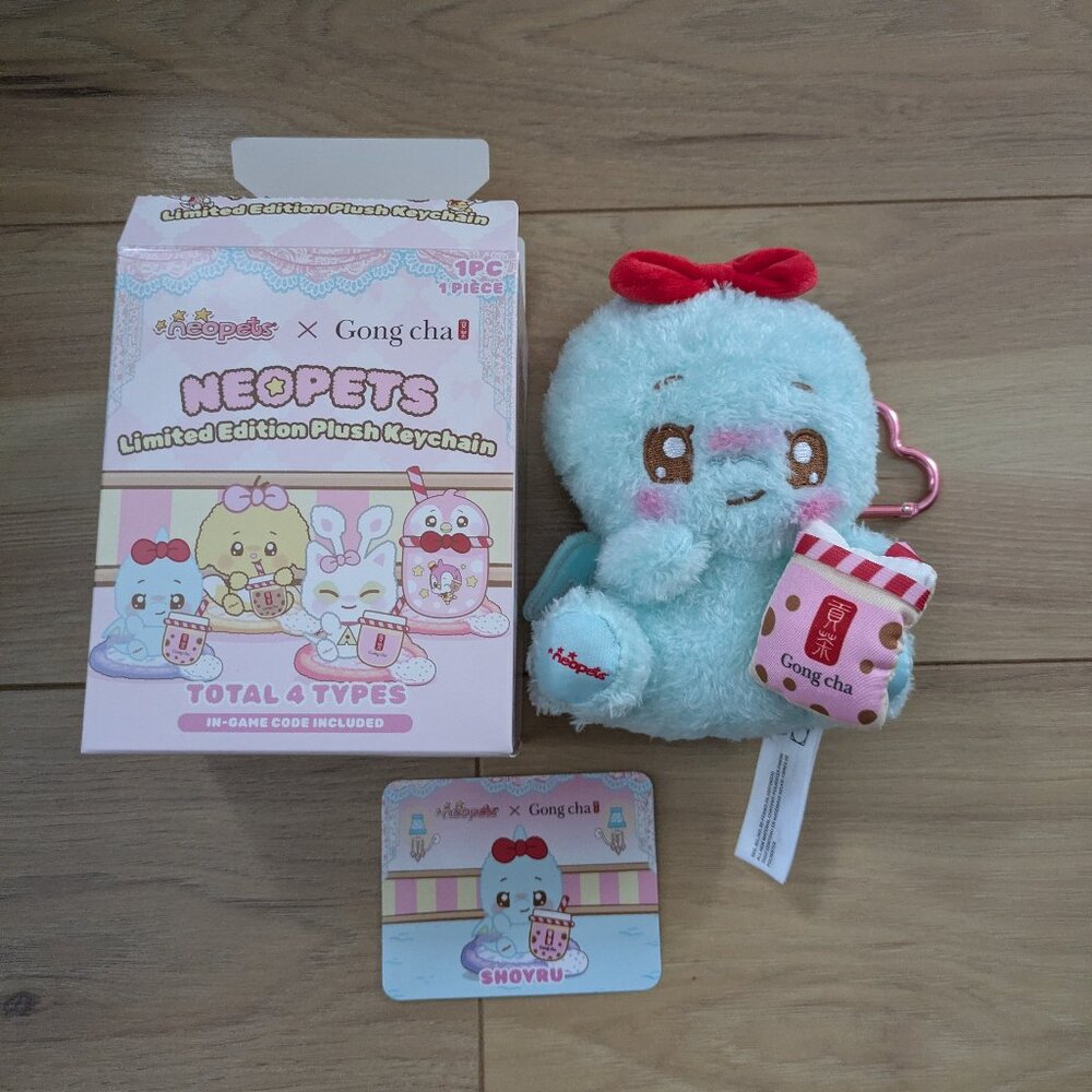 Neopets x Gong Cha Keychain Plush